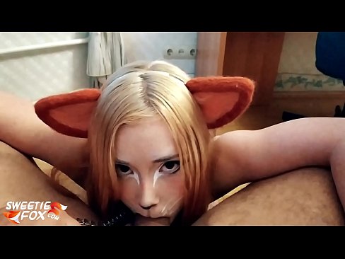 ❤️ Kitsune gëlltit kar dhe sperma në gojën e saj Vetëm porno tek ne ☑